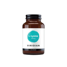 Viridian L-Lüsiin 500 mg, 30 kapslit