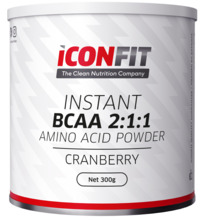 Iconfit BCAA 2:1:1 jõhvikamaitseline, 300 g