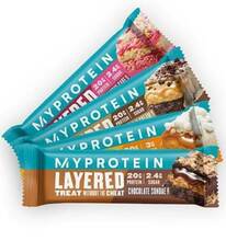 Myprotein Layered batoon, kolmekordse šokolaadi maitsega, 60 g