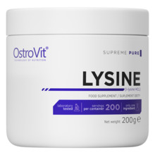 Ostrovit Supreme Pure Lysine, ilma magusaineteta, 200 g