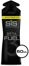Energiageel SIS Beta Fuel + Nootropics, Lemon & Lime, 60 ml