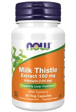 NOW Foods piimaohaka ekstrakt kurkumiga, 150 mg, 60 kapslit