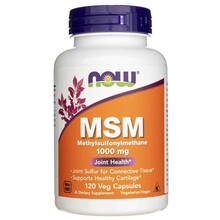 Now Foods MSM 1000 mg, 120 kapslit