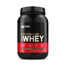Optimum Nutrition Gold Standard 100 Whey, Double Chocolate, 899 g