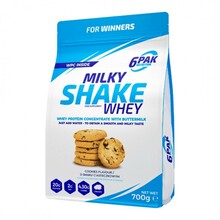 6PAK Milky Shake Whey, küpsise maitsega, 700 g