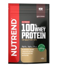 Nutrend 100 proc. vadakuvalk šokolaadibrownie, 400 g