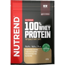 Nutrend 100 proc. Whey Protein, 400 g, maasika maitsega