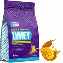 Valgupulber 6PAK Milky Shake Whey, Mango, 700 g