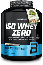 BioTech Iso Whey Zero WPI valgupulber, White Chocolate, 1816 g