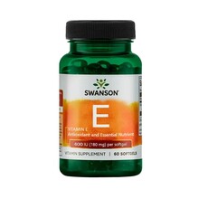 Swanson E-vitamiin 400 IU, 100 kapslit
