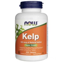 Now Foods Kelp 150 mcg, 200 tabletti