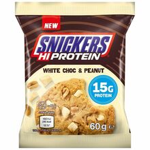Valguküpsis Mars Snickers Hi Protein Cookie, valge šokolaad ja maapähklid, 60 g