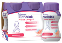 Nutridrink Protein Omega 3, mango- ja virsikumaitseline, 125 ml x 4 tk