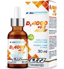 Allnutrition D3 4000 + K2 tilgad, 30 ml