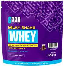 6PAK Nutrition Milky Shake Whey, šokolaad, 300 g
