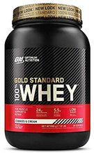 Optimum Nutrition Gold Standard 100 Whey, küpsiste ja koore maitse, 896 g