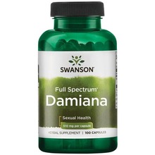 Swanson damiana 510 mg, 100 kapslit