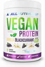 Allnutrition Vegan Protein valgupulber, vanilje ja mustsõstar, 500 g
