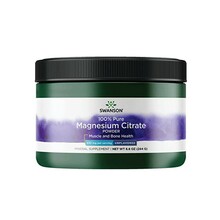 Swanson Pure Magnesium Citrate Powder, 244 g