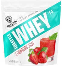 Swedish Supplements Lifestyle Whey, Strawberry Slush, 450 g