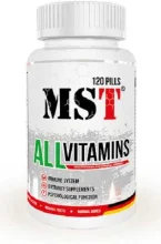 MST Nutrition MST All Vitamins, 120 tabletti
