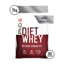 PHD Diet Whey valgupulber, 2 kg, soolase karamelli maitse