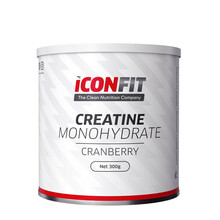 Iconfit mikroniseeritud kreatiini monohüdraat, jõhvikamaitseline, 300 g
