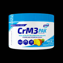 6PAK CRM3 kreatiinipulber, ananass, 250 g