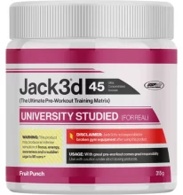 USPlabs Jack3d Pre-Workout, Fruit Punch, 315 g