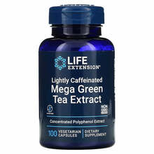 Life Extension mega rohelise tee ekstrakt kerge kofeiinisisaldusega, 725 mg, 100 kapslit