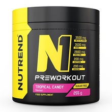 Nutrend N1 Pre-Workout, Tropical Candy maitse, 255 g
