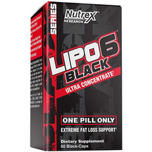 Nutrex Lipo 6 Black Ultra Concentrate, 60 kapslit