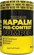Fitness Authority Napalm Pre-Contest Pumped, Fruit Punch, 350 g
