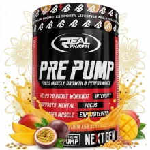 Real Pharm Pre Pump, Mango Passion Fruit, 500 g
