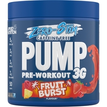 Pump 3G Zero Stim treeningueelne jook, stimulantideta, 375 g, Fruit Burst maitse