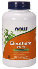 NOW Foods Eleuthero 500 mg, 250 kapslit