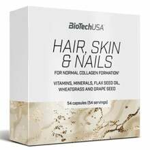 Toidulisand Biotech USA Hair, Skin & Nails, 54 kapslit