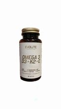 Evolite Omega 3 + D3 + K2 + E, 60 kapslit