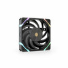 Korpuse ventilaator Valkyrie X12 ARGB, must