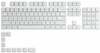 Klaviatuuri klahvikatted Glorious GPBT Arctic White, 114 tk, ANSI, US paigutus