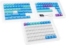 Klaviatuurikorkide komplekt Ducky x MK Frozen Llama, sinine/must