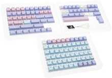 Klaviatuuri klahvikatted Ducky Macaron PBT Doubleshot, 133 tk, sinine/roosa/lilla
