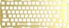 Klaviatuuriplaat Glorious GMMK Pro 75 proc., Brass, ISO