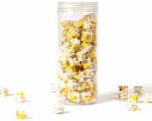 Lülitid Keychron Gateron Silent Yellow Switch Set, 110 tk, läbipaistev/kollane