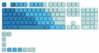 Klaviatuuri klahvikatted Glorious PC Gaming Race GPBT Keycaps, 114 tk, Caribbean Ocean, ANSI, US paigutus