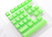 Klaviatuuri kummikorgid Ducky Rubber Keycap Set, 31 tk, roheline