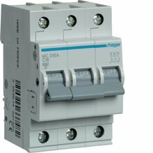 Automaatlüliti HAGER MC316, 3P, C, 16A, 6kA