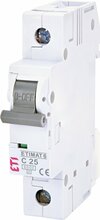 Automaatne lüliti ETI MAT6, 1P, C, 25A, 6kA
