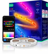 Nutikas LED ribakomplekt Nous F5, 10m, RGB+IC, Wi-Fi, 36W