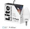 Pirn Lite Bulb Moments E14, 5W, RGB + 2700-6500K, 3 tk pakis